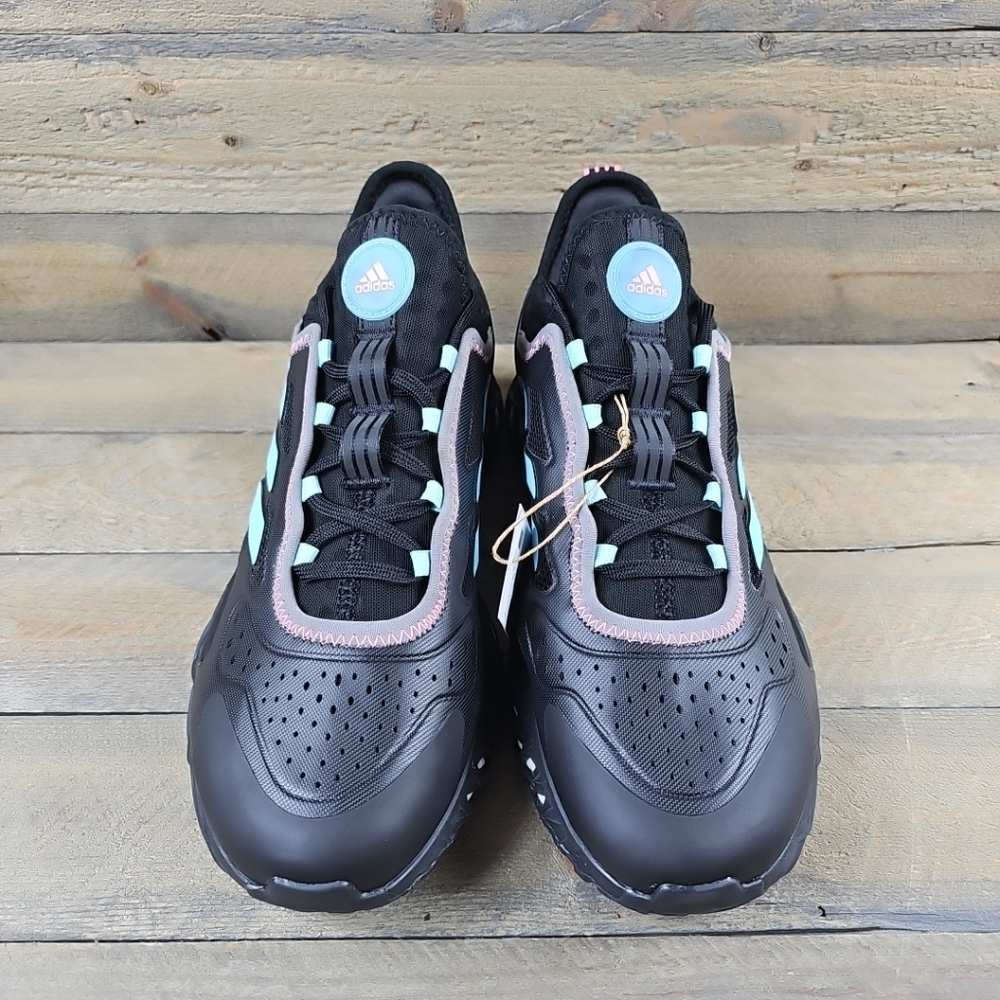 adidas Web Boost Men's Running Sportswear Shoes Carbon/Black/ Bliss Blue - Picture 5 of 12